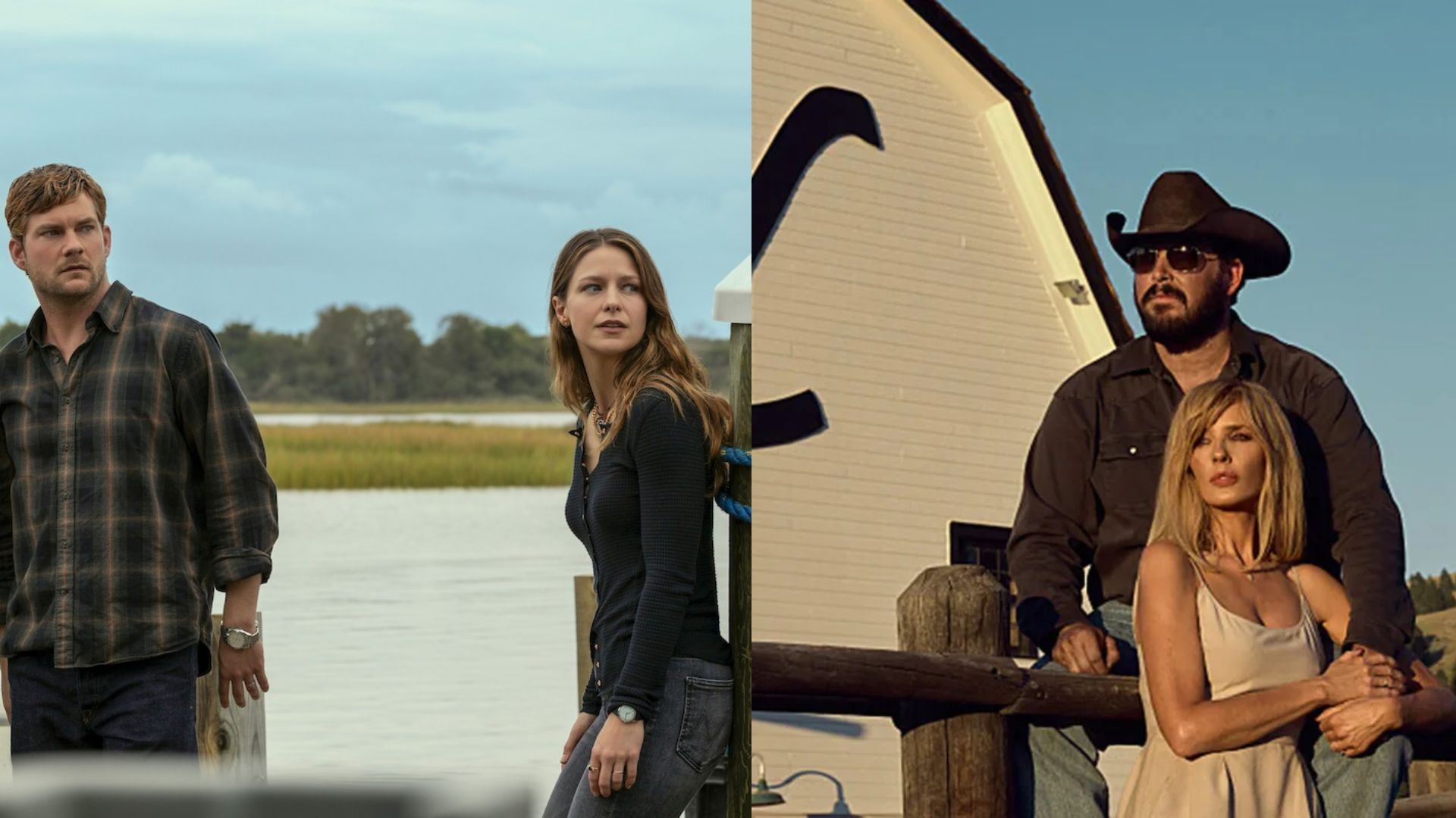 Critics comparing The Waterfront with Yellowstone | Images via Netflix