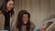 Li, Sheila, and Luna are happy she's awake on The Bold and the Beautiful | Image: CBS