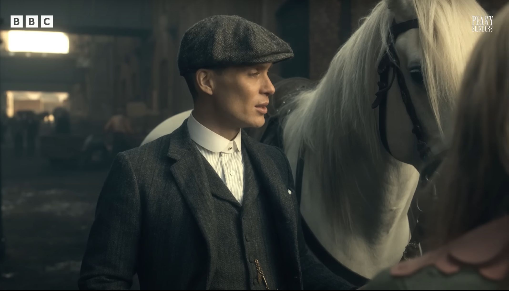 Cillian Murphy in Peaky Blinders (via BBC)
