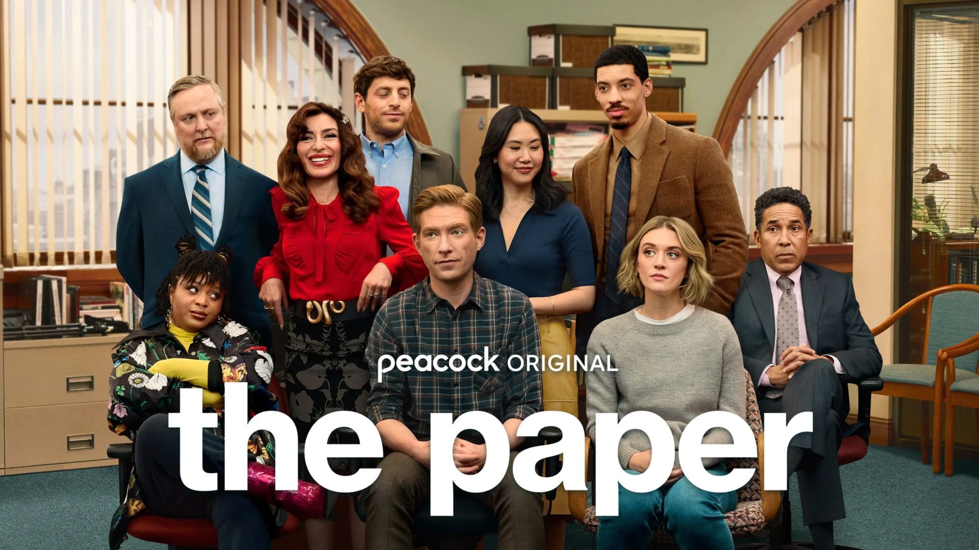 Promotional poster for The Paper | Image via Peacock