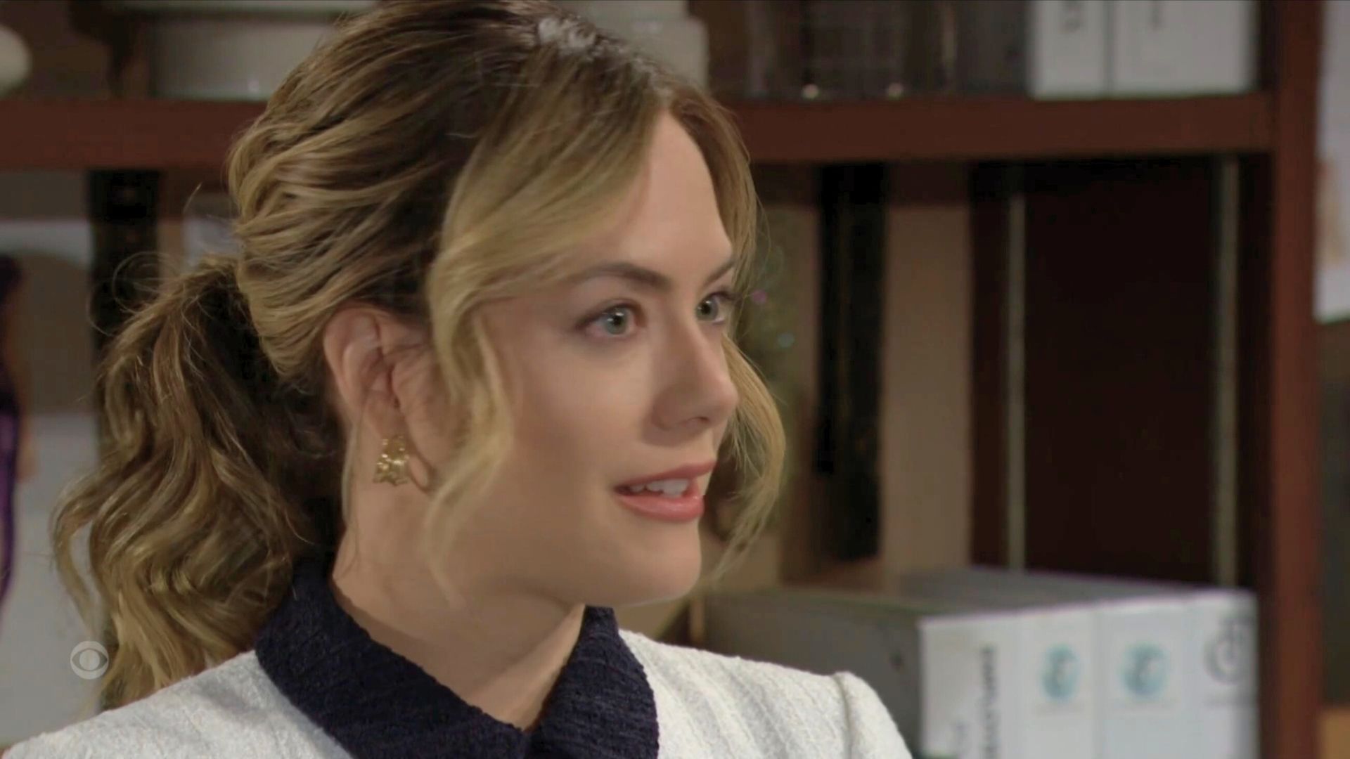 Hope doesn&#039;t know what to do on The Bold and the Beautiful | Image: CBS