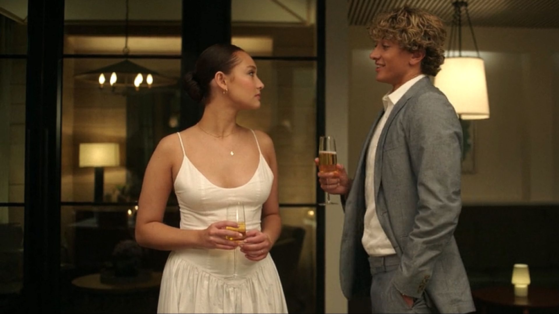 Belly and Jeremiah, while thanking everyone (Image via Prime Video)