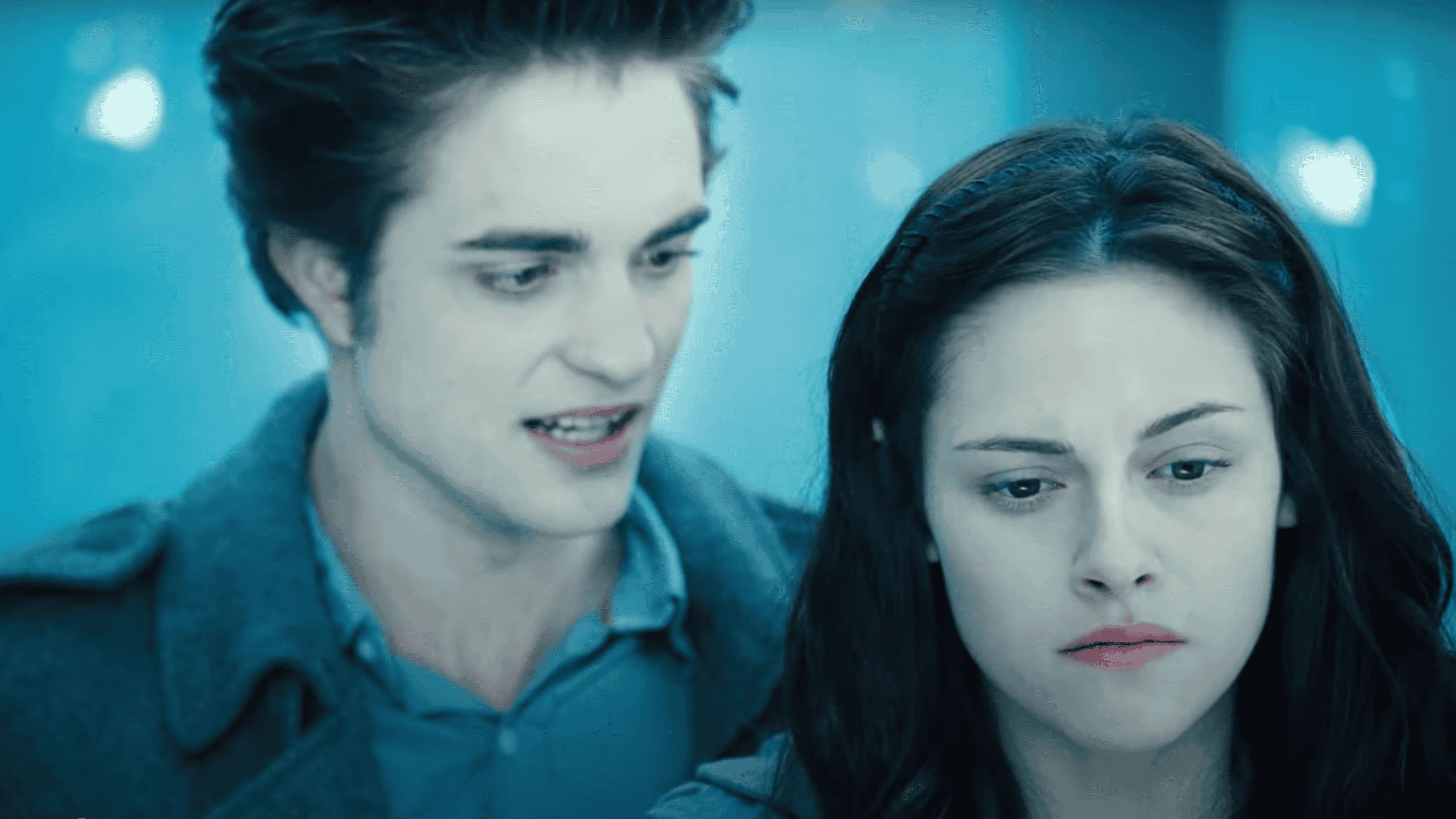 Bella Swan and Edward Cullen from The Twilight Saga (Image via YouTube/Fathom Entertainment)