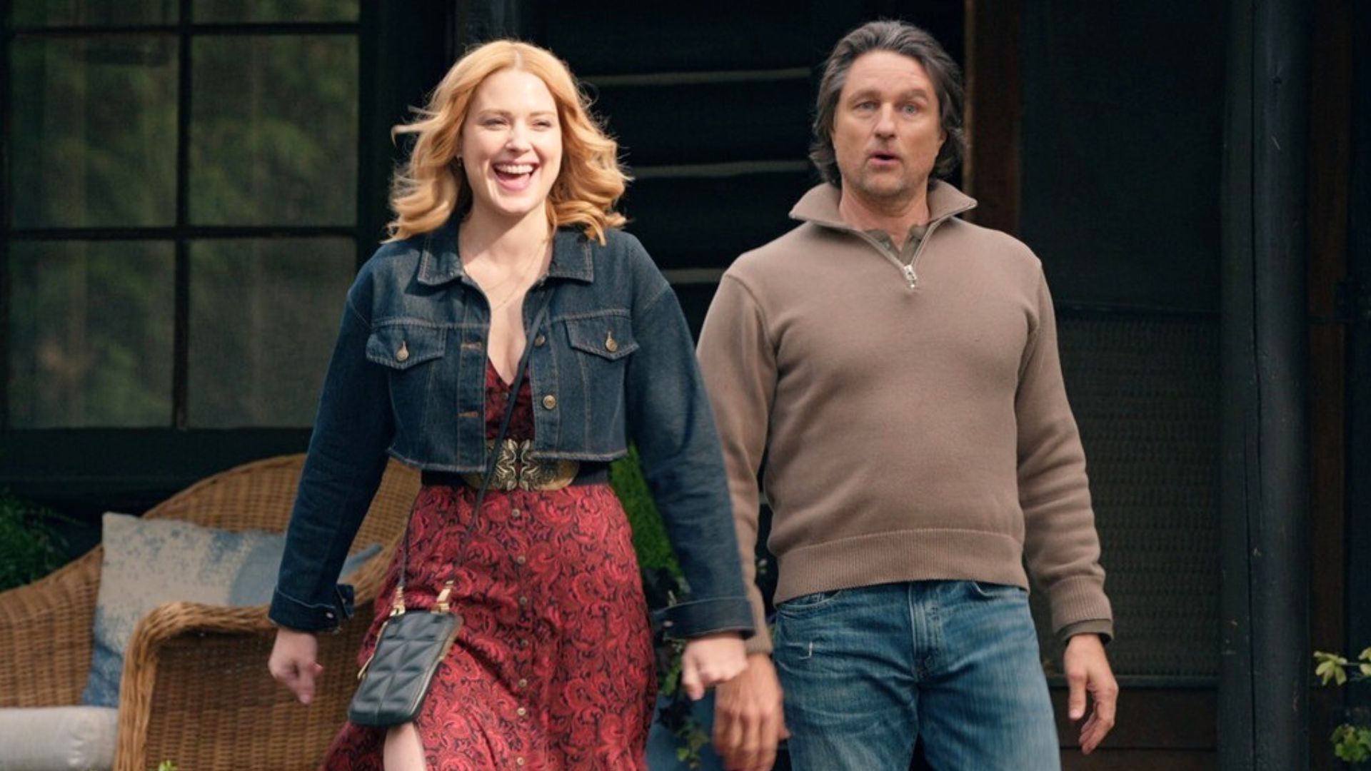 Alexandra Breckenridge and Martin Henderson in Virgin River | Image via Instagram: virginriverseries