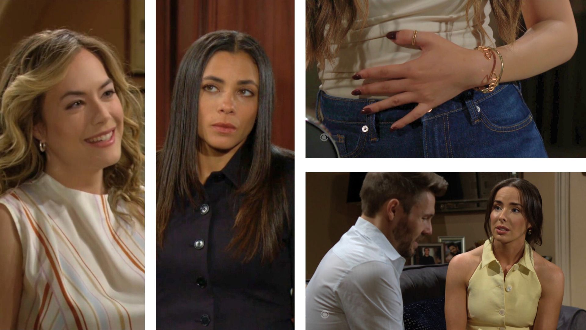 Hope, Daphne, Luna, Liam, and Ivy on The Bold and the Beautiful | Images: CBS
