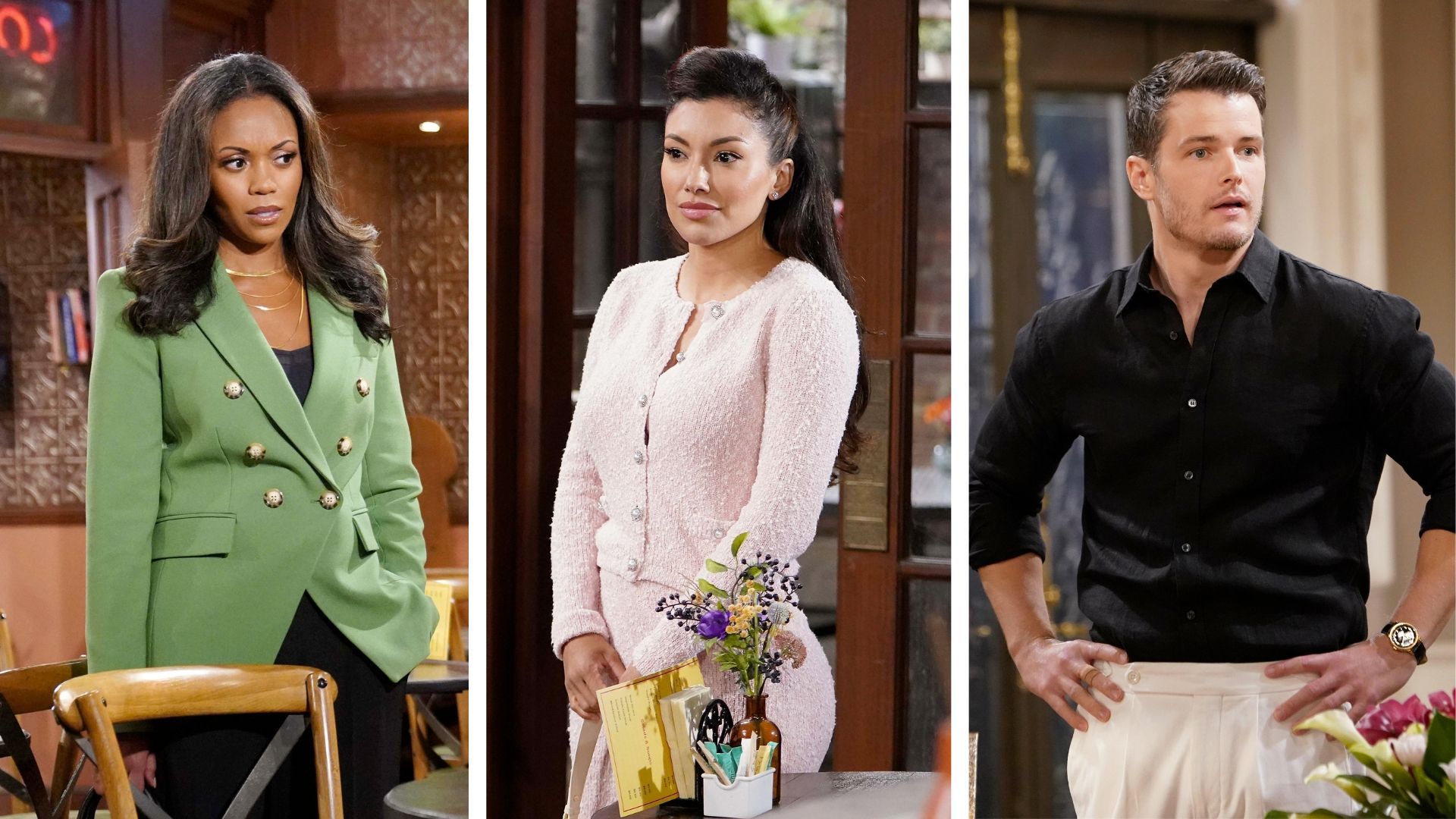 Amanda, Audra, and Kyle on The Young and the Restless | Images: JPI