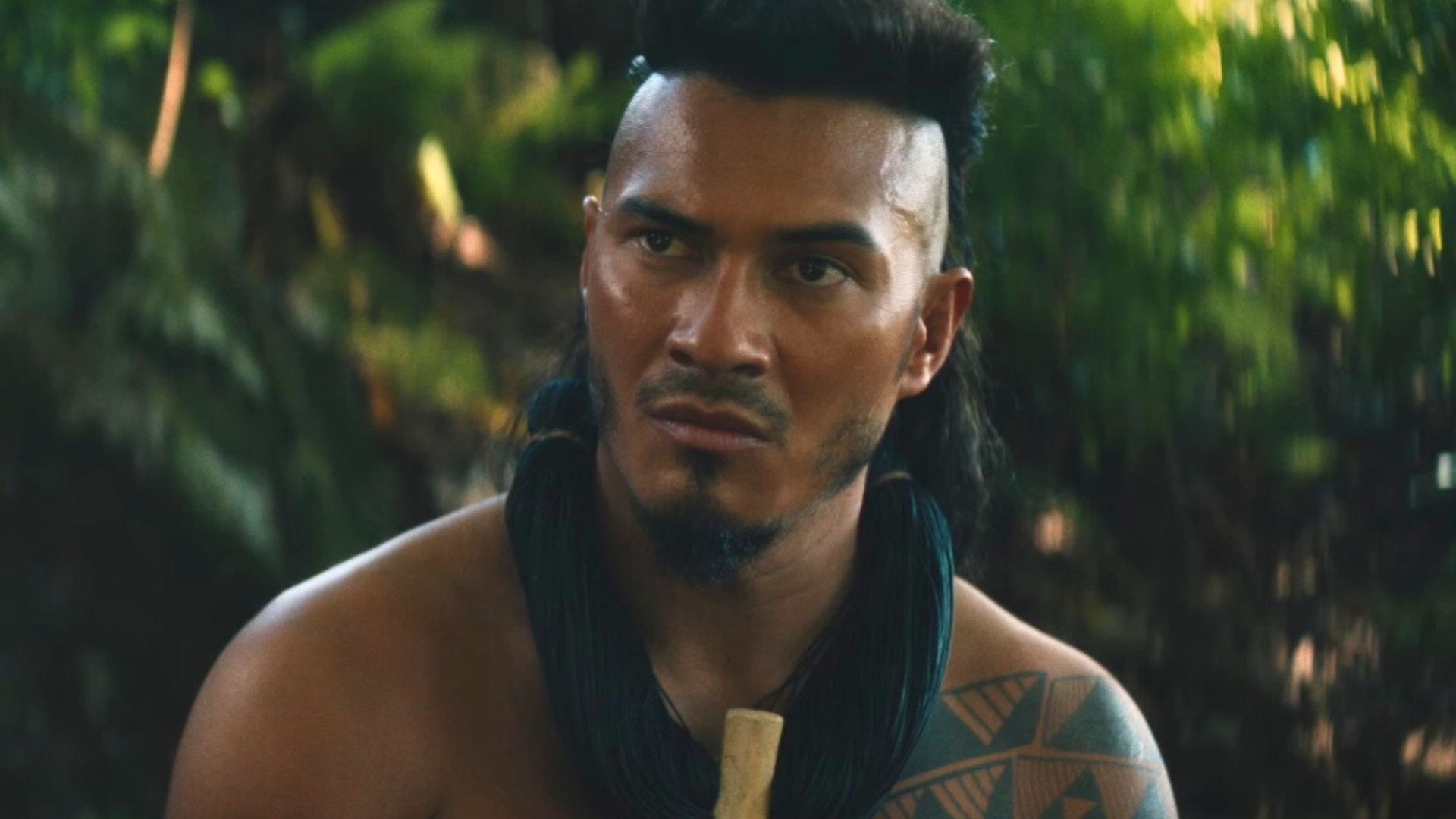 Prince Kupule in a scene from Chief of War (Image via Chernin Entertainment)