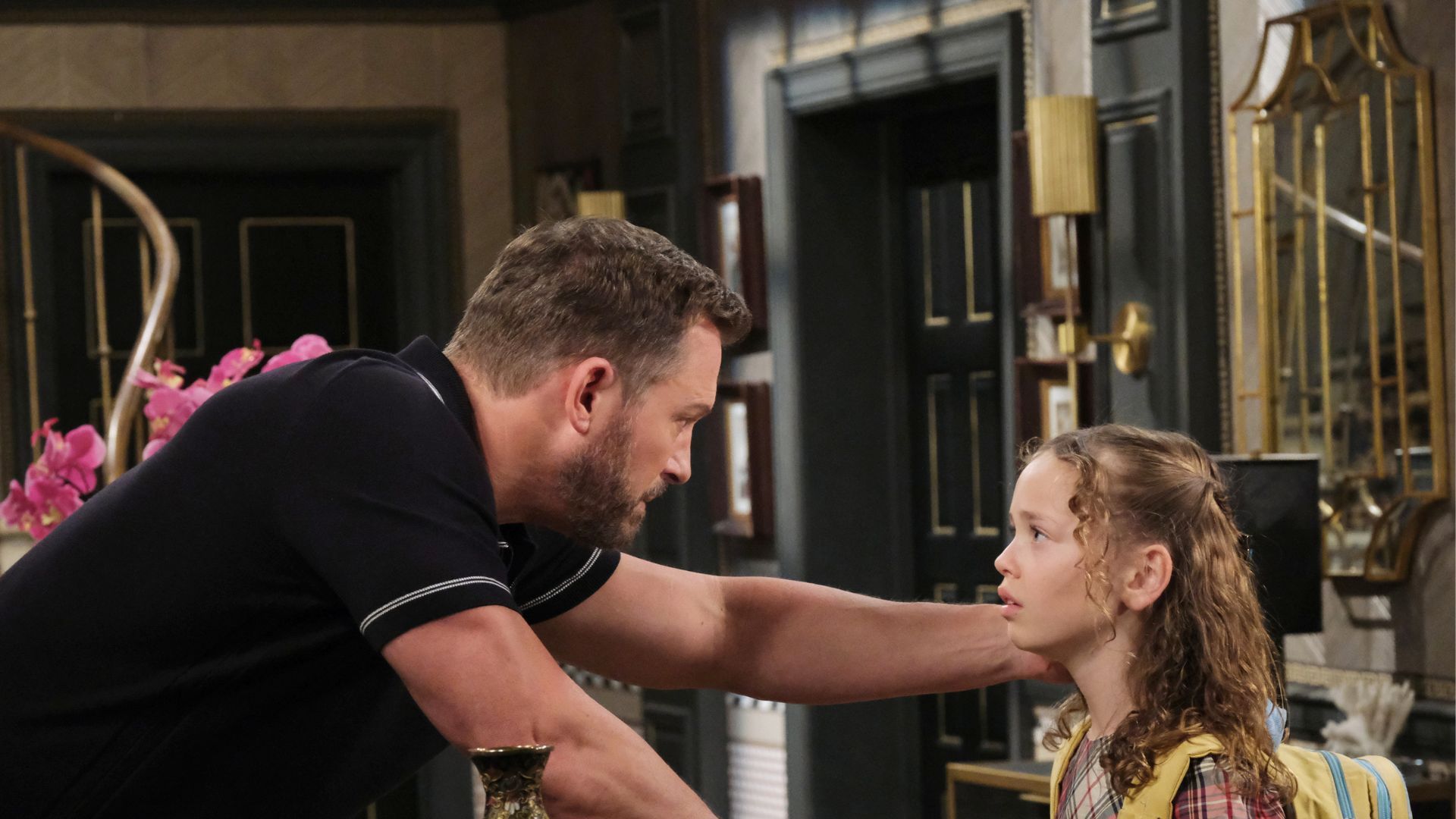 Brady&#039;s (Eric Martsolf) going to be there even more for his daughter, Rachel (Alice Halsey), when the truth comes out on Days of our Lives | Image: JPId