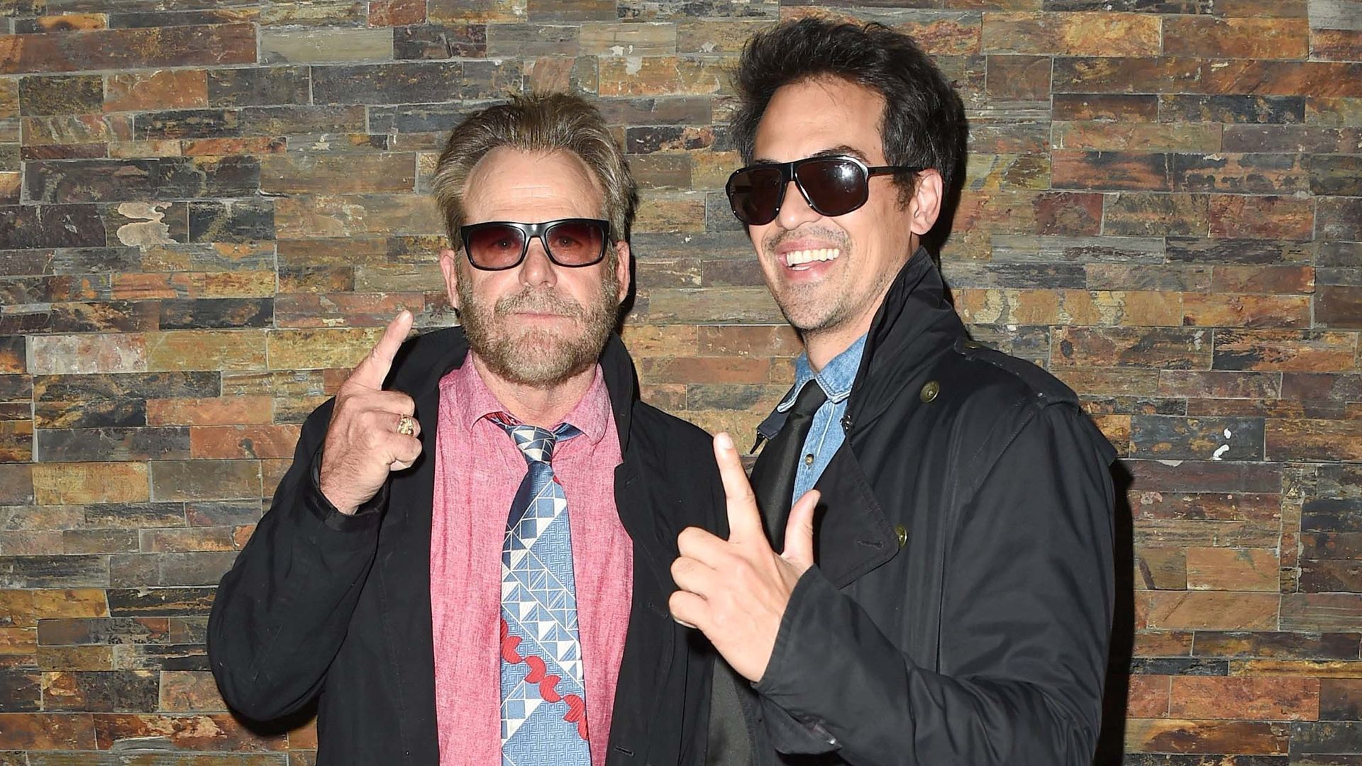 Former General Hospital stars Kin Shriner and Marcus Coloma. | Image Source: JPI