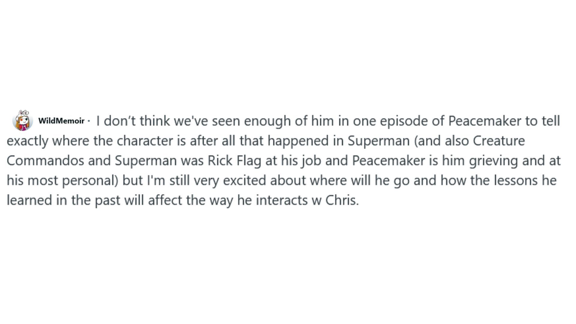 WildMemoir on Reddit