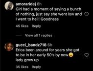 Netizens react to Erica Mena's comments (Image via Instagram/@hollywoodunlocked)