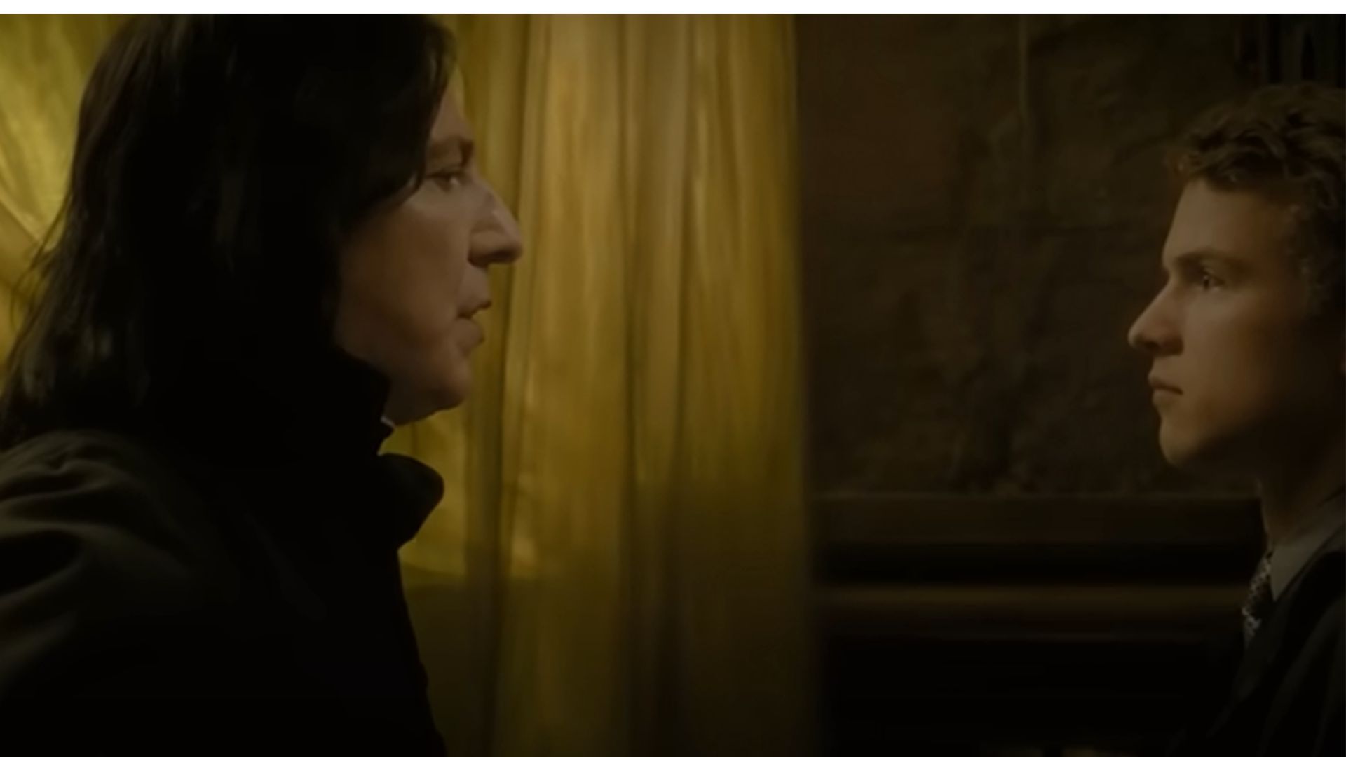 Professor Snape in Harry Potter (Image Source: @harrypotter/ YouTube)