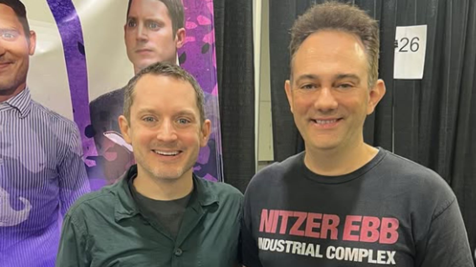 Mike McFarland and Elijah Wood (Image via Instagram/@mikemcfarlandva)