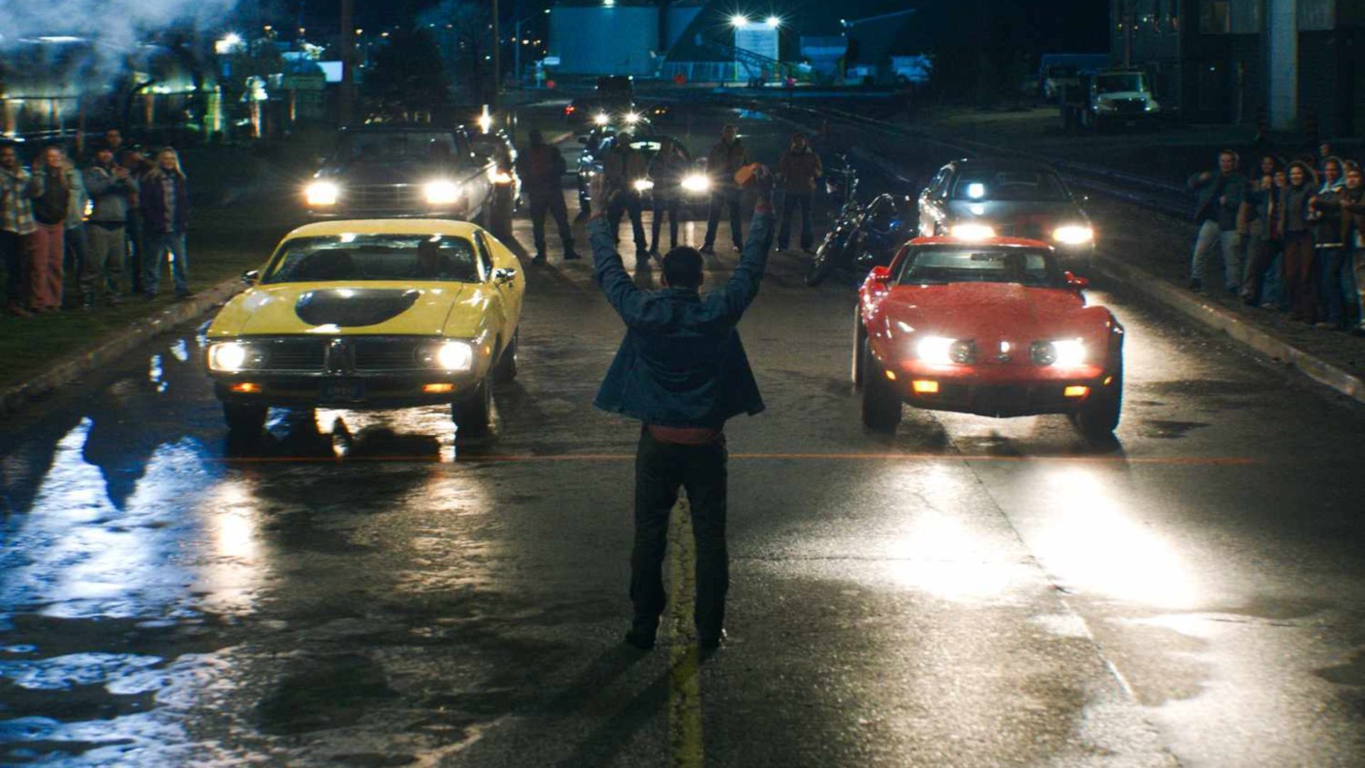 A racing scene in Motorheads | Image via Prime Video