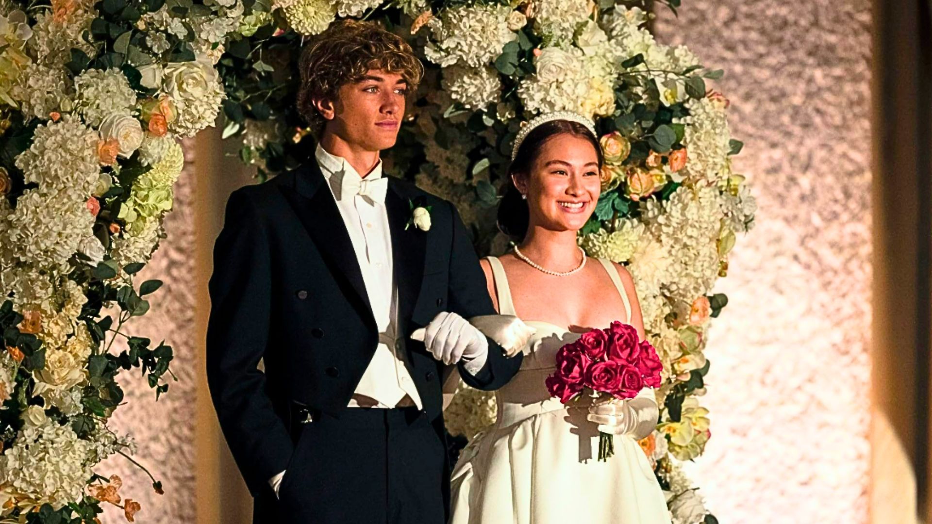 Lola Tung and Gavin Casalegno in The Summer I Turned Pretty (Image via Prime Video)