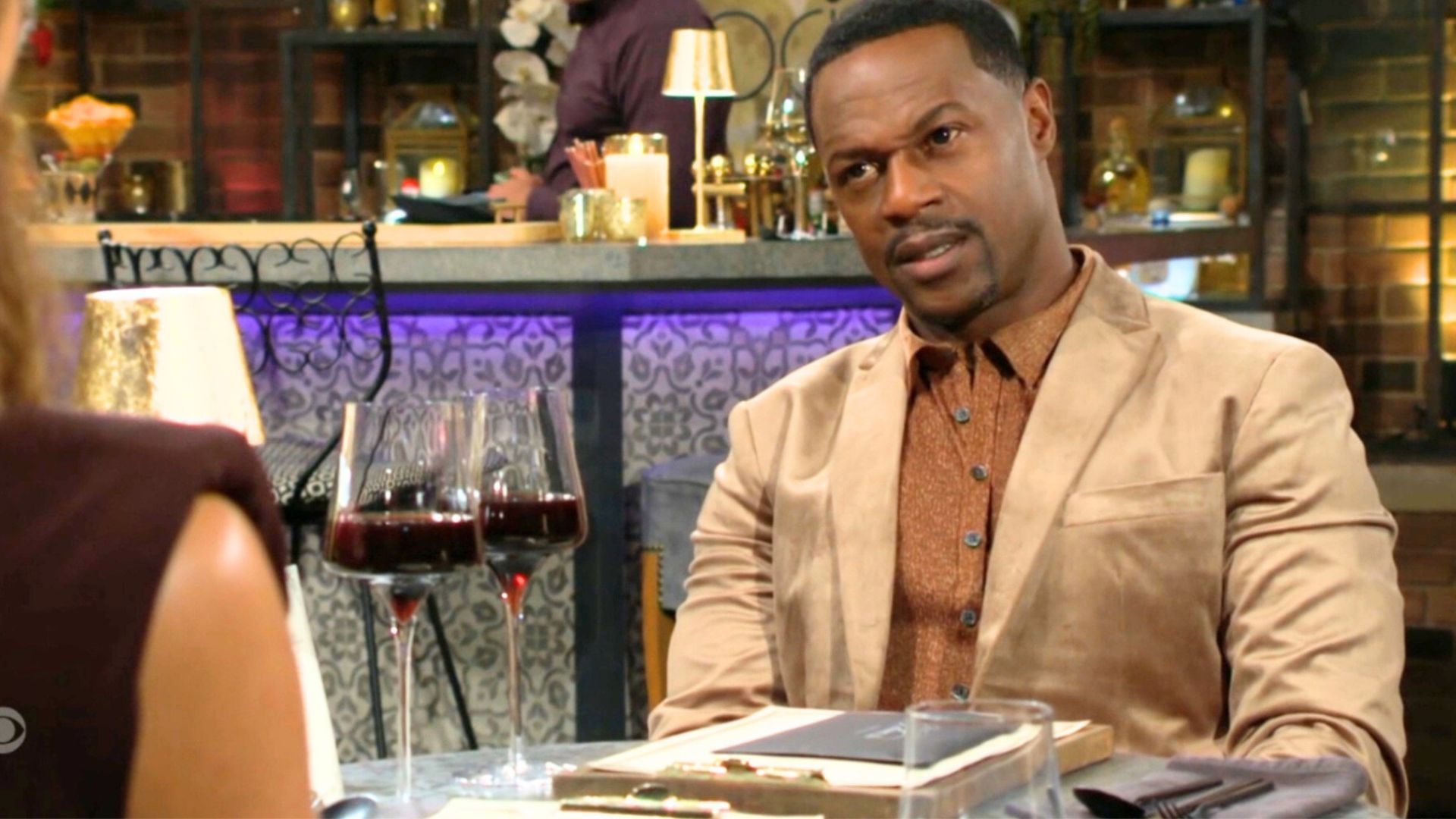 Damian (Jermaine Rivers) wasn&#039;t in Genoa City long on The Young and the Restless | Image: CBS