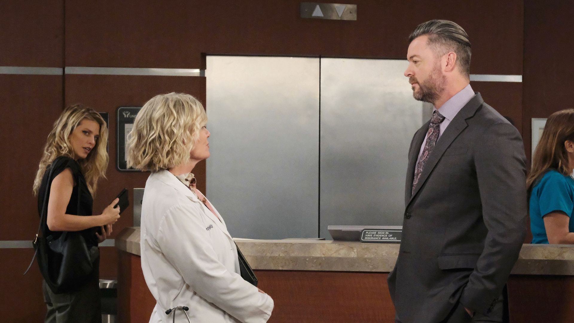 Cat eavesdrops on a conversation between Kayla and EJ on Days of our Lives | Image: JPI