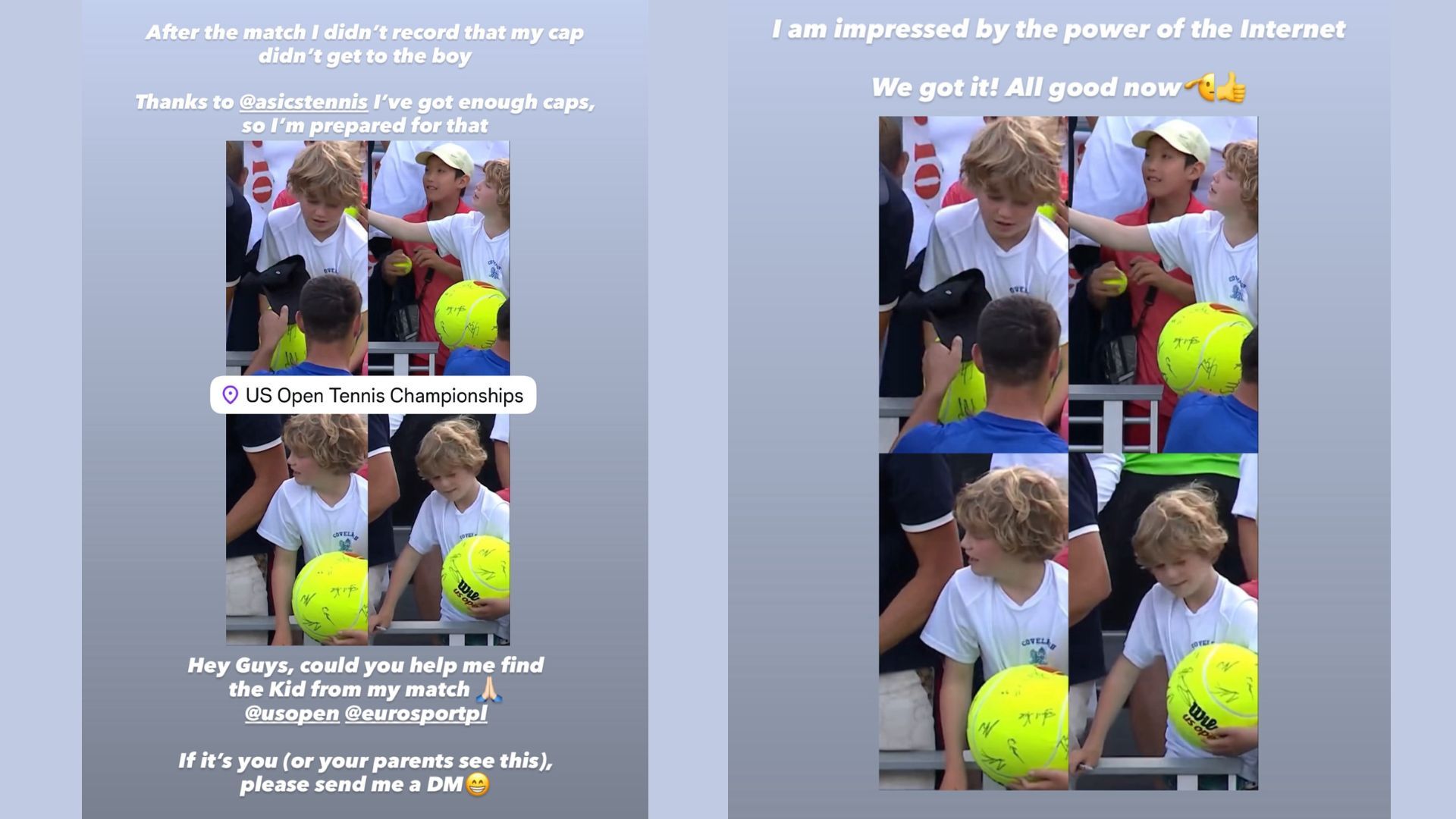 Kamil Majchrzak&#039;s Instagram story (Images via Instagram/@kamilmajchrzakk)
