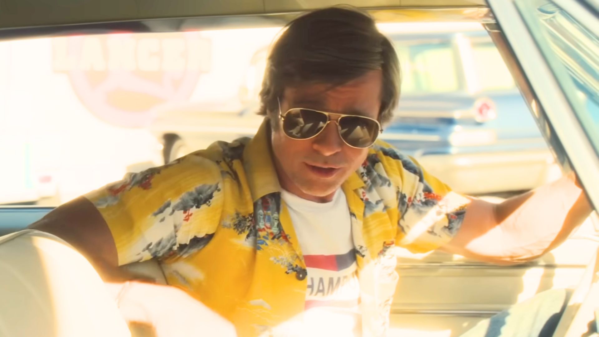 Brad Pitt in Once Upon a Time in Hollywood | Image via YouTube/ Sony Pictures Entertainment