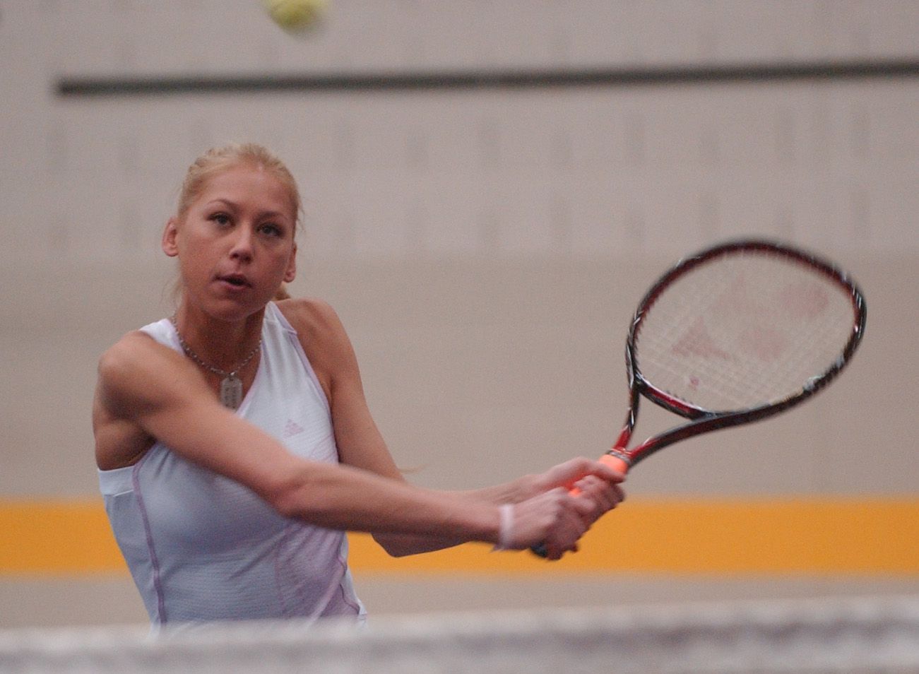 Lauren A. LittleMarch 18, 2006 Tennis LegendsAnna Kournikova returns a shot during Saturday&#039;s Legends of Tennis event held at Alvernia College to benefit the Red Cross. - Source: Getty