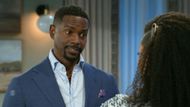 Beyond the Gates: Eva wants Ted to talk Leslie out of buying the house across from Anita and Vernon | Image: CBS