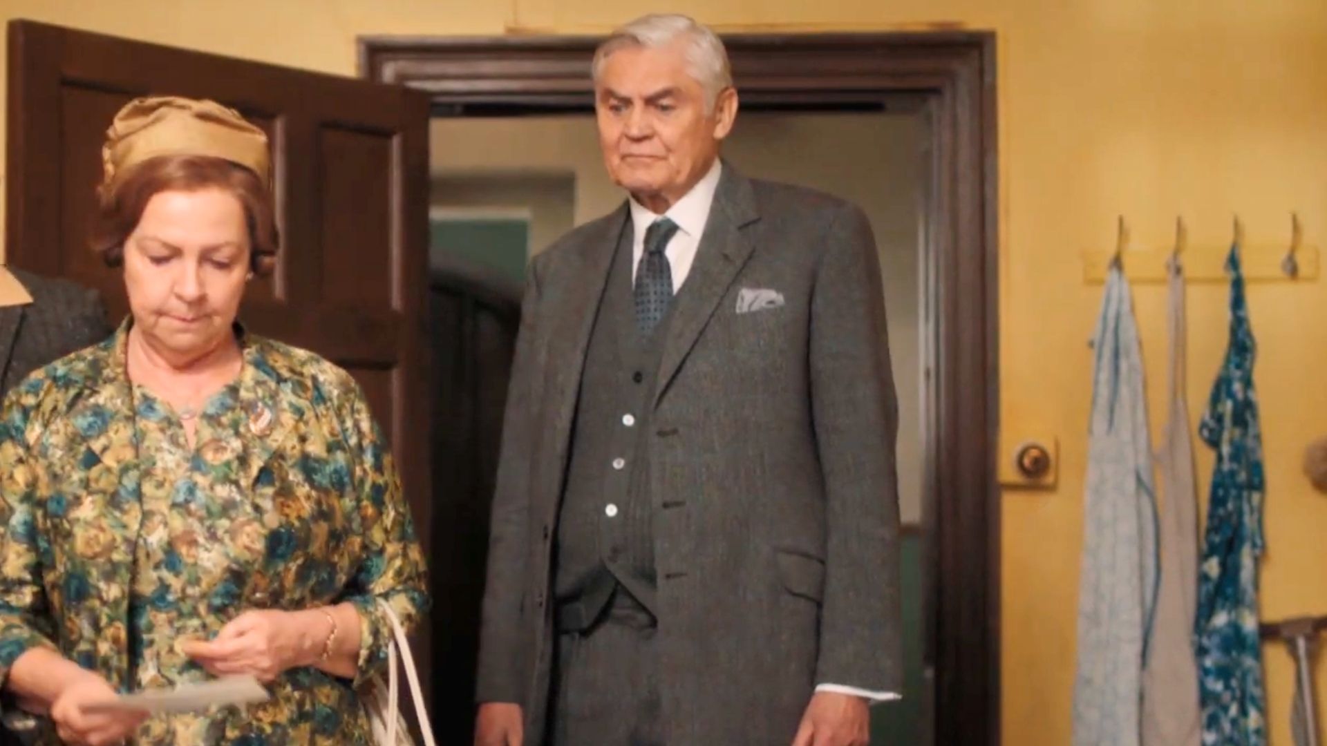 Tessa Peake-Jones and Nick Brimble in Grantchester | Image via YouTube/Masterpiece PBS