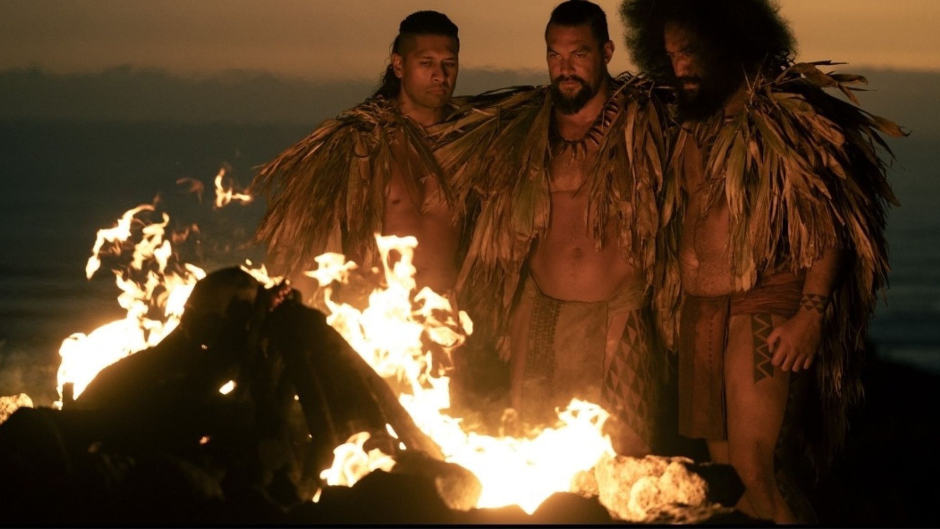 Namake, Ka&#039;iana and Nahe in Chief of War (Image Via AppleTV+)