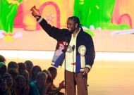 At the 2024 Nickelodeon's Kids' Choice Awards (Image via Getty)