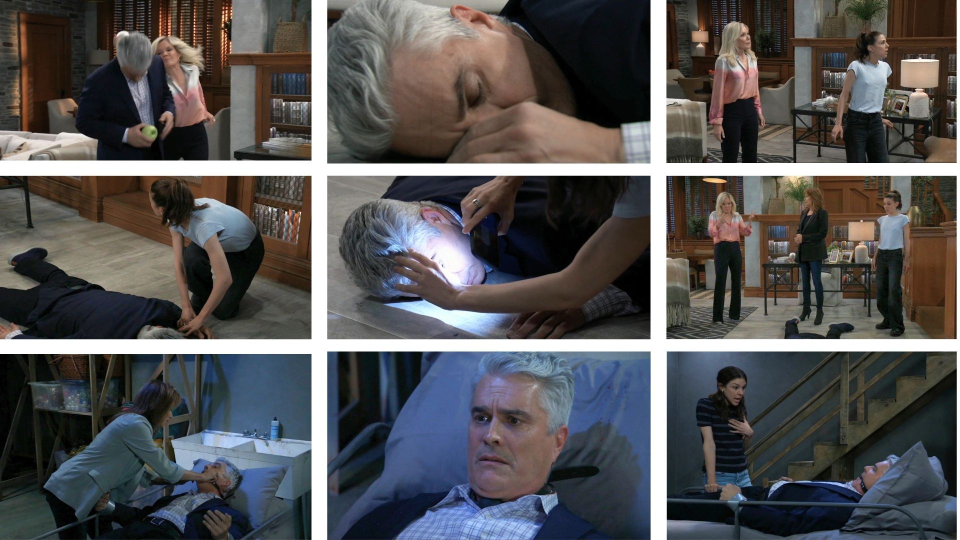 Ava, Alexis, &amp; Kristina are now comrades in arms as they hold Ric captive in the basement on General Hospital | Image: ABC