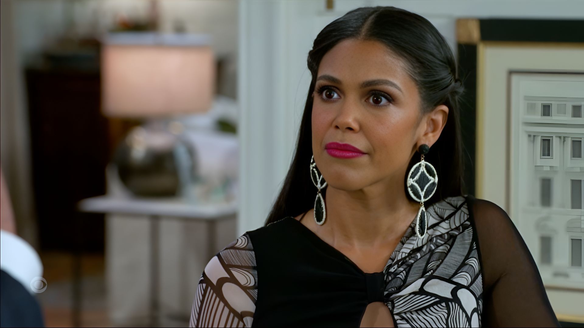 Beyond the Gates&#039; Karla Mosley easily takes alter ego Dani through the entire range of the former model&#039;s volatility | Image: CBS