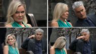 Ava and Ric’s facial expressions throughout the wedding were sheer perfection on General Hospital | Image: ABC