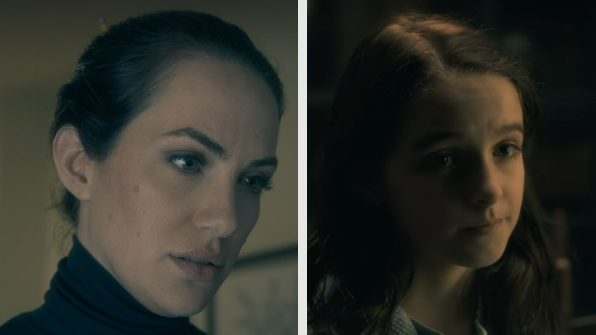 Kate Siegel &amp; McKenna Grace portray Theodora Crain in The Haunting of Hill House (Image via Netflix)