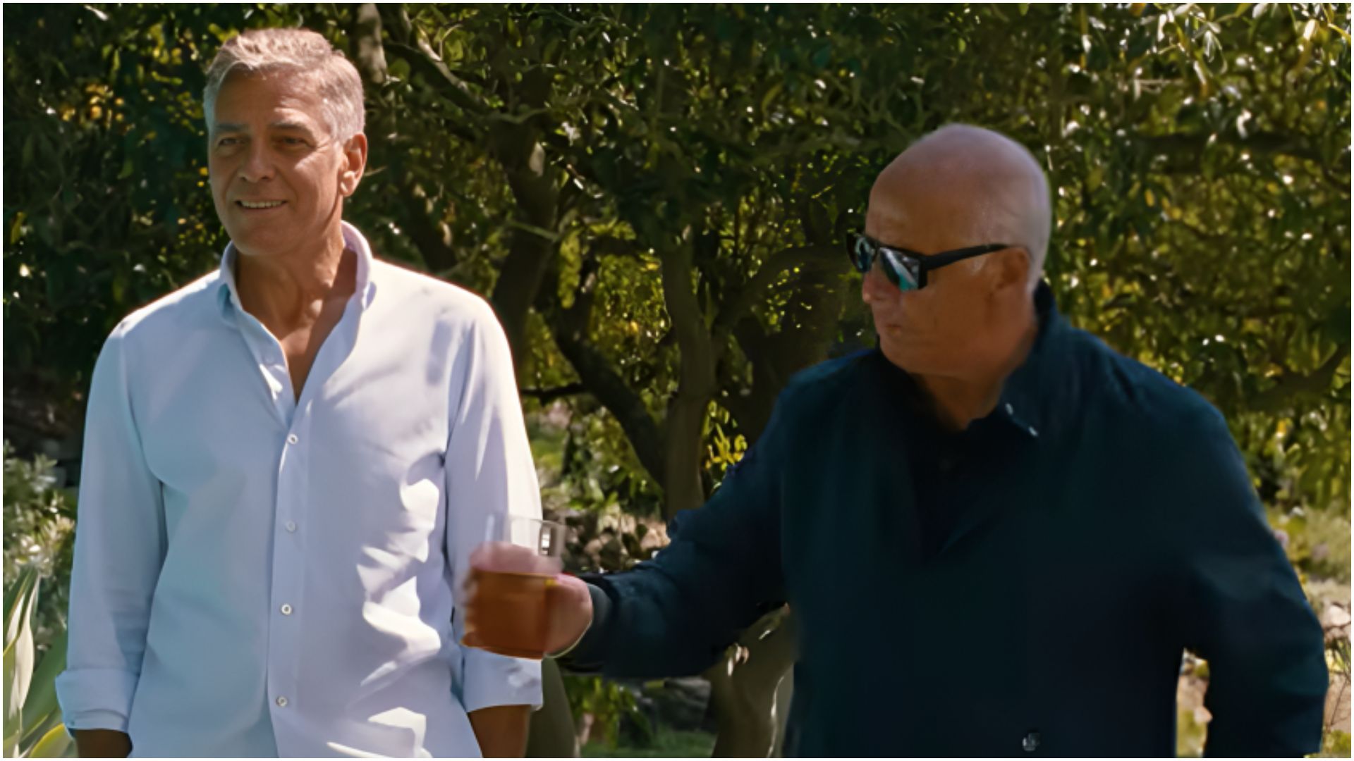 A still from Jay Kelly | Image via Netflix