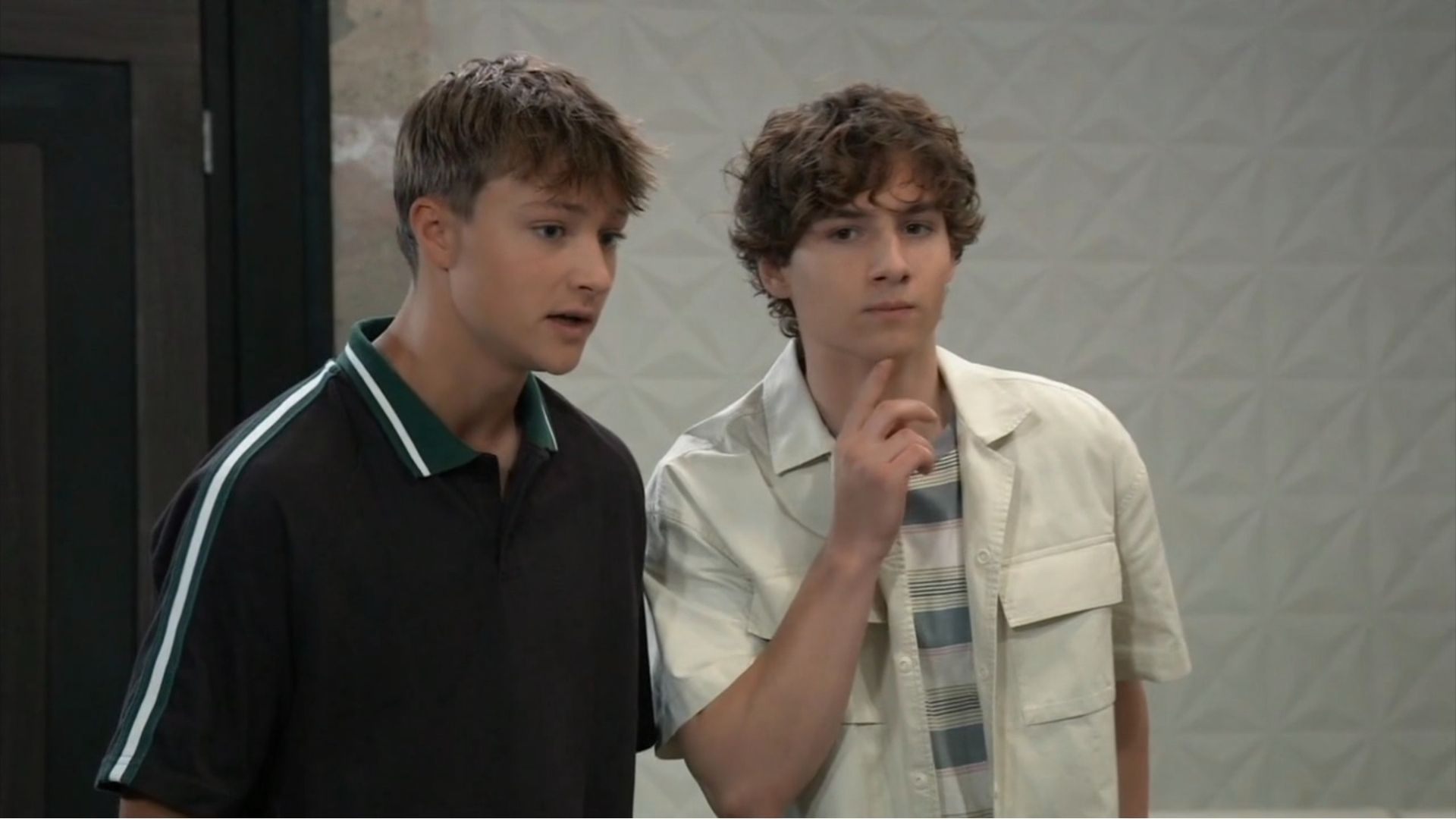 Danny and Rocco can&#039;t decide if they&#039;d rather be able to get tipped or get paid more to be lifeguards on General Hospital | Image: ABC