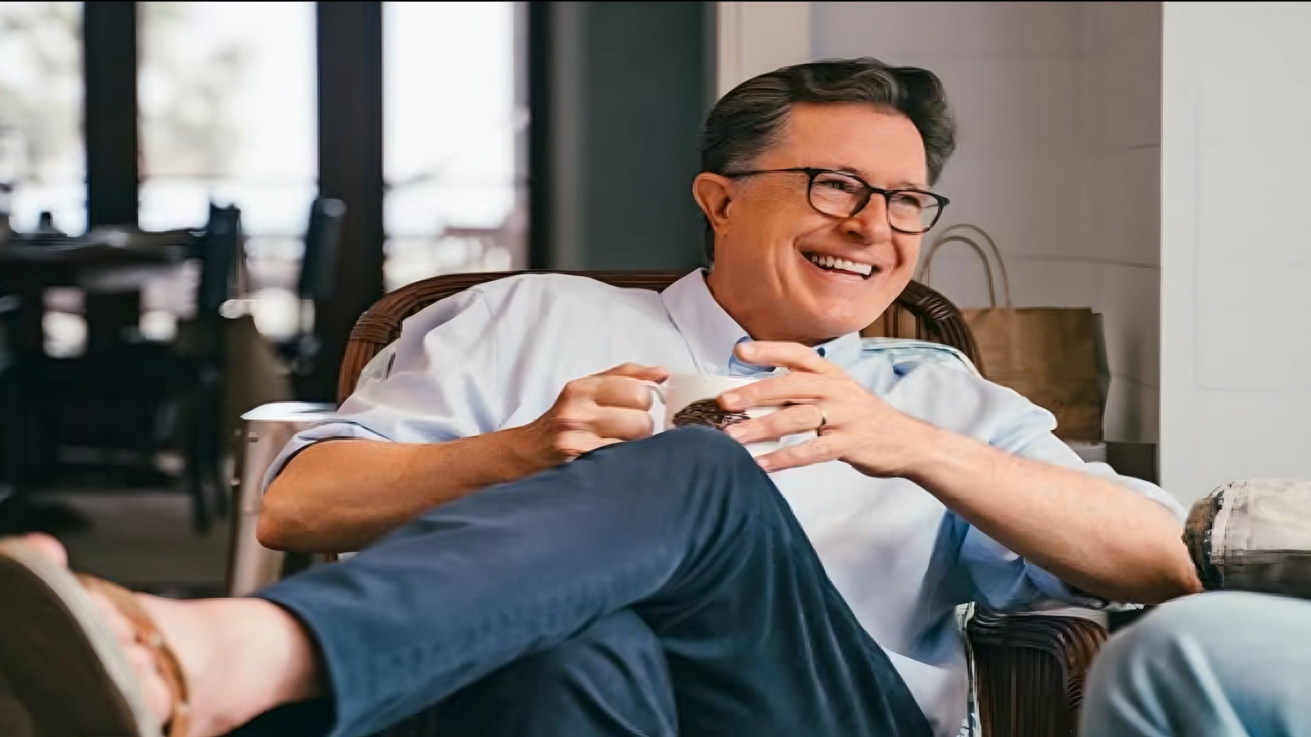 Stephen Colbert ( Image via Instagram / @stephenathome )