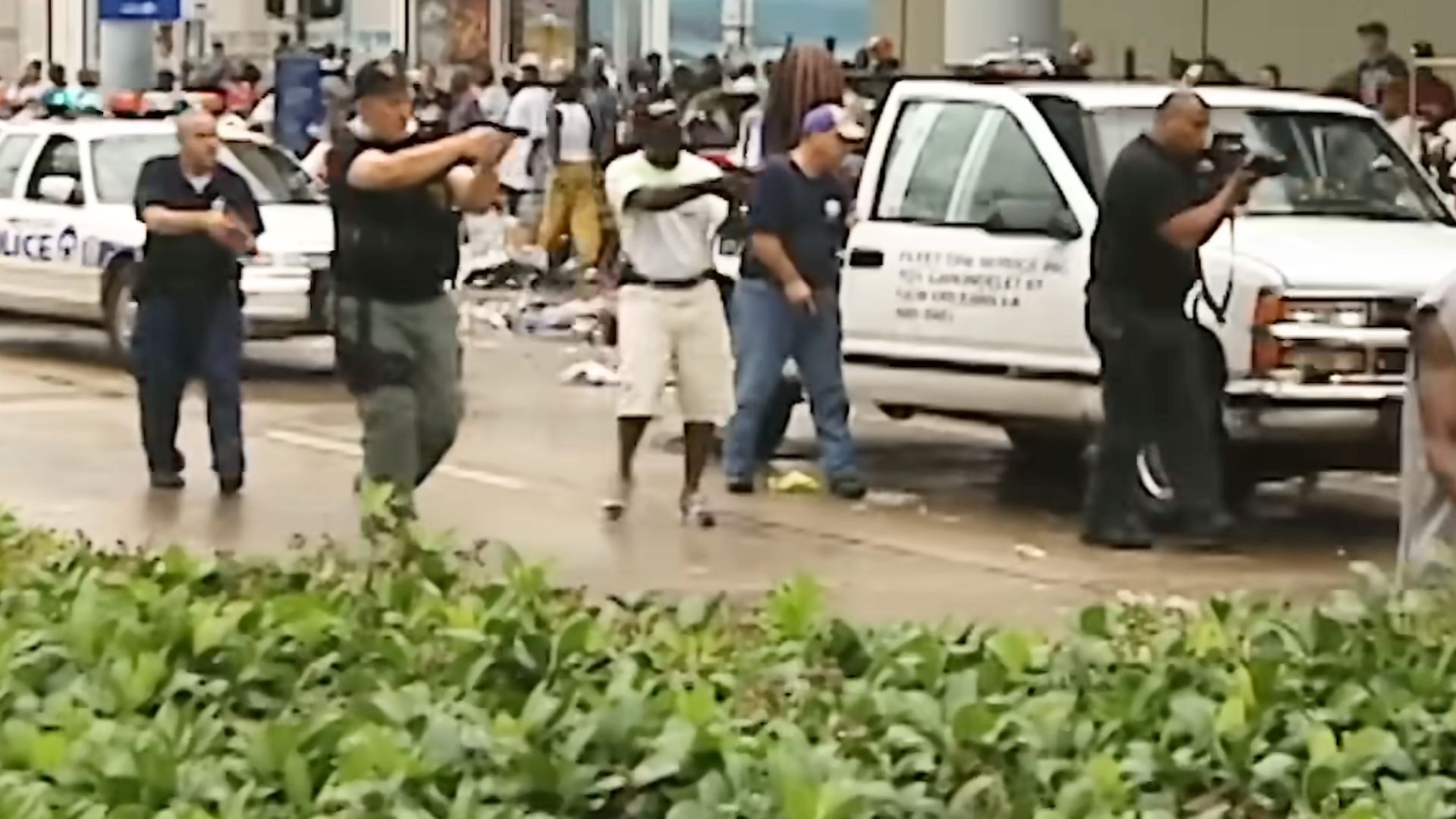 Scene from Katrina: Come Hell and High Water | Image via YouTube/Netflix