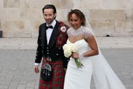 Mel B Marries Rory McPhee At St Paul's Cathedral In London - Source: Getty