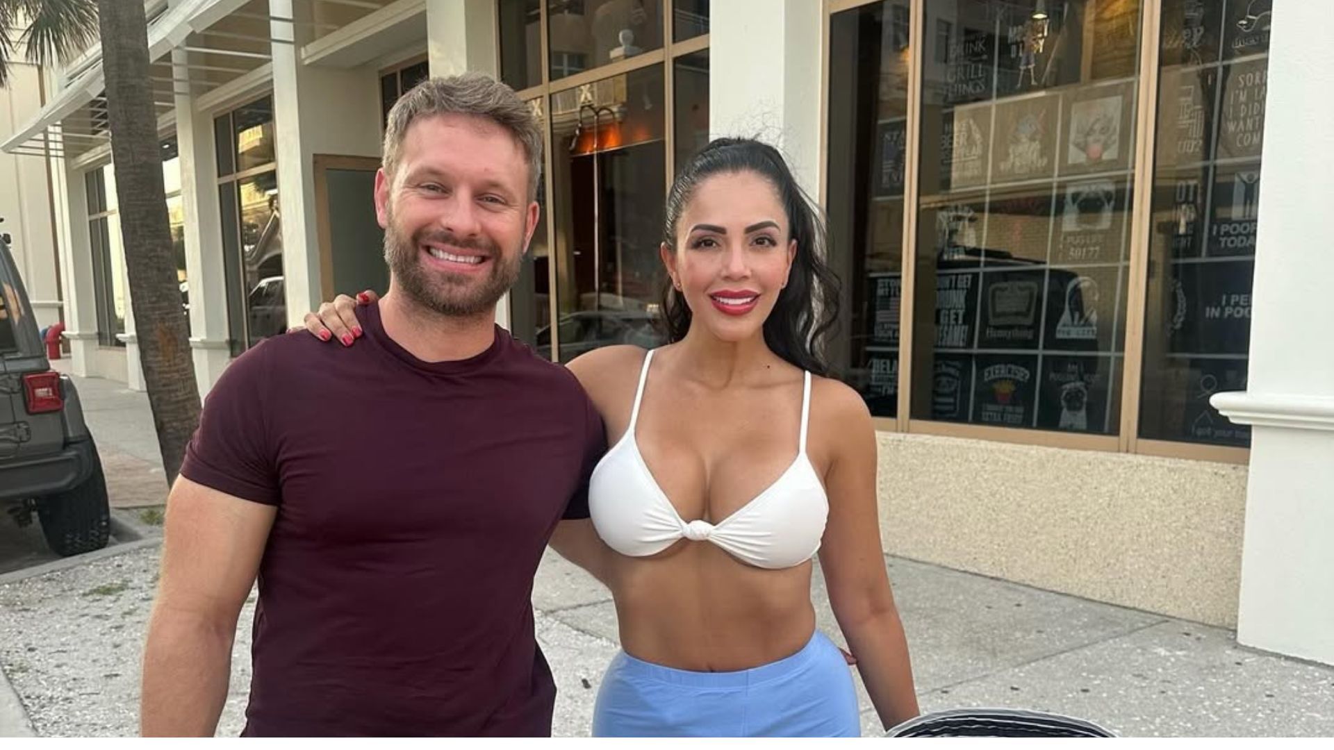 90 Day Fiance star Jasmine Pineda with Matt | Image via Instagram/ @jasminepanama
