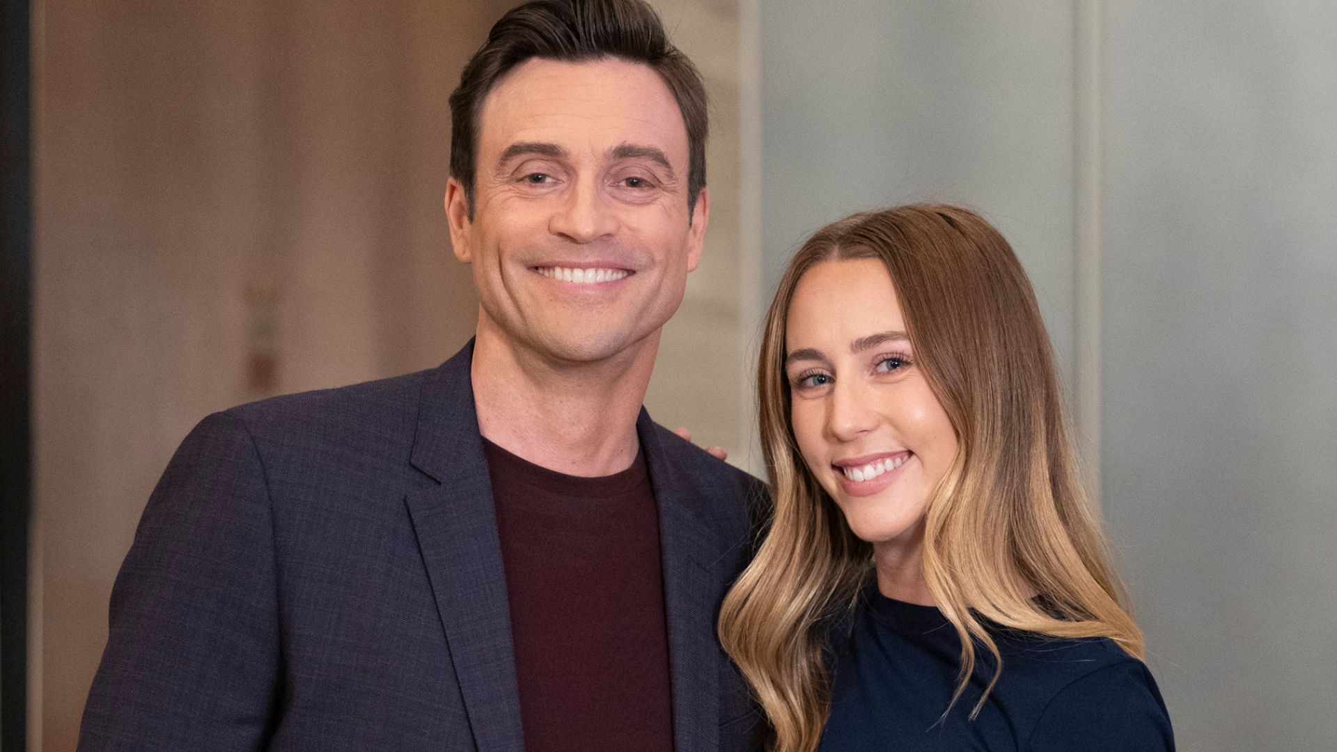 Goddard with General Hospital&#039;s Eden McCoy as Josslyn | Image: ABC