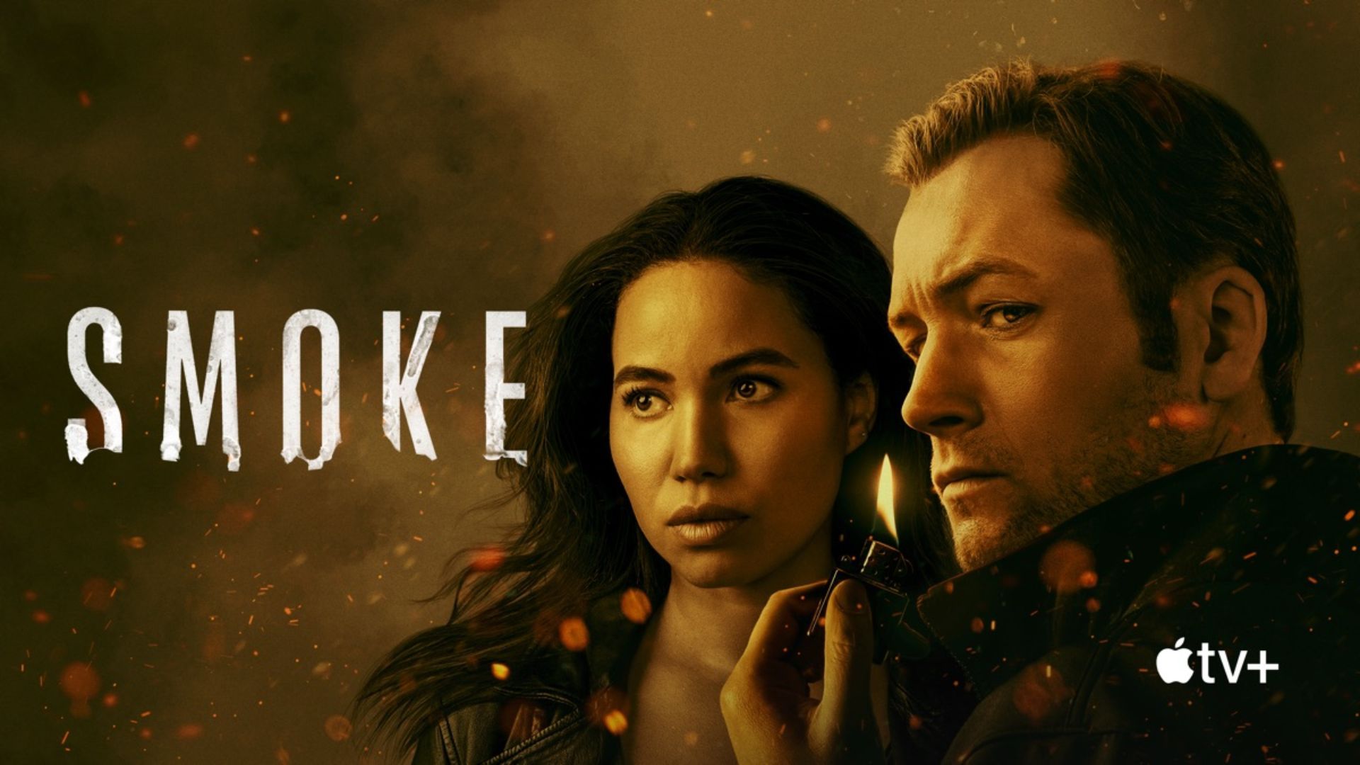 Promotional poster for Smoke | Image via Apple TV+
