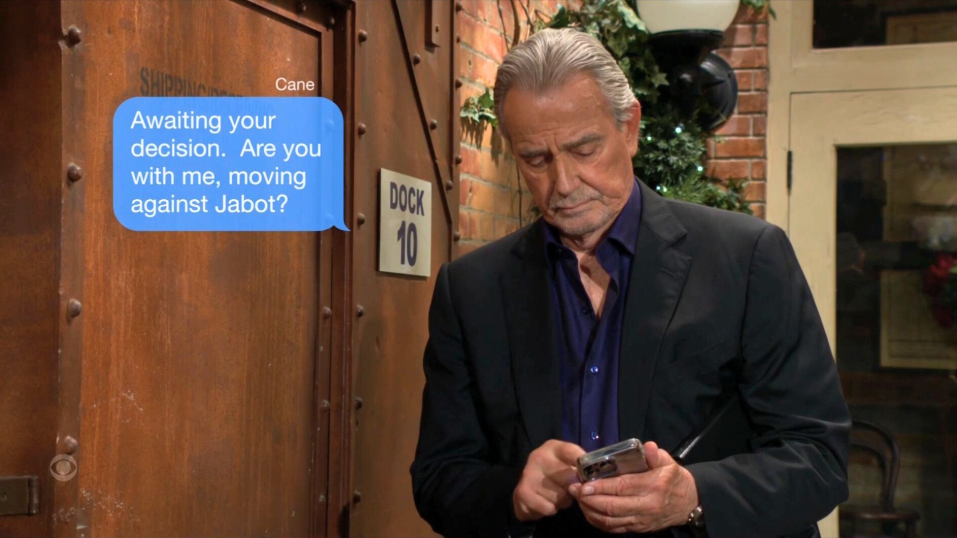 Victor wants an extortion update on The Young and the Restless | Image: CBS