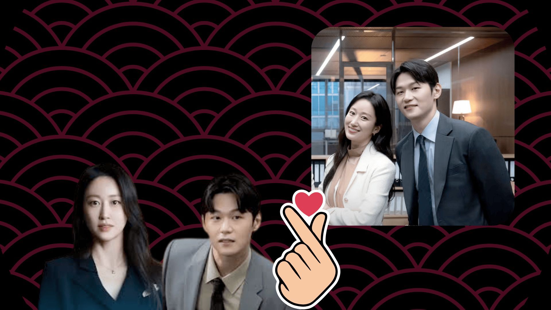 Lee Jin-woo and Heo Min-jeong in the show | Images via: Netflix | Collage by: Beatrix Kondo of Soap Central