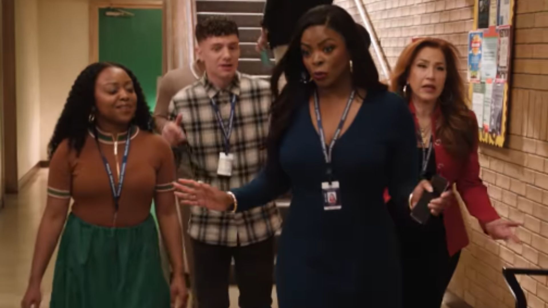 Ava and the other teachers (Image via ABC)