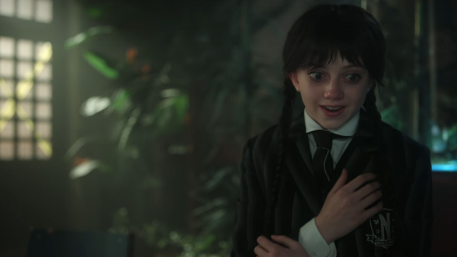 Agnes trying to dress up like her hero (Image via Netflix)