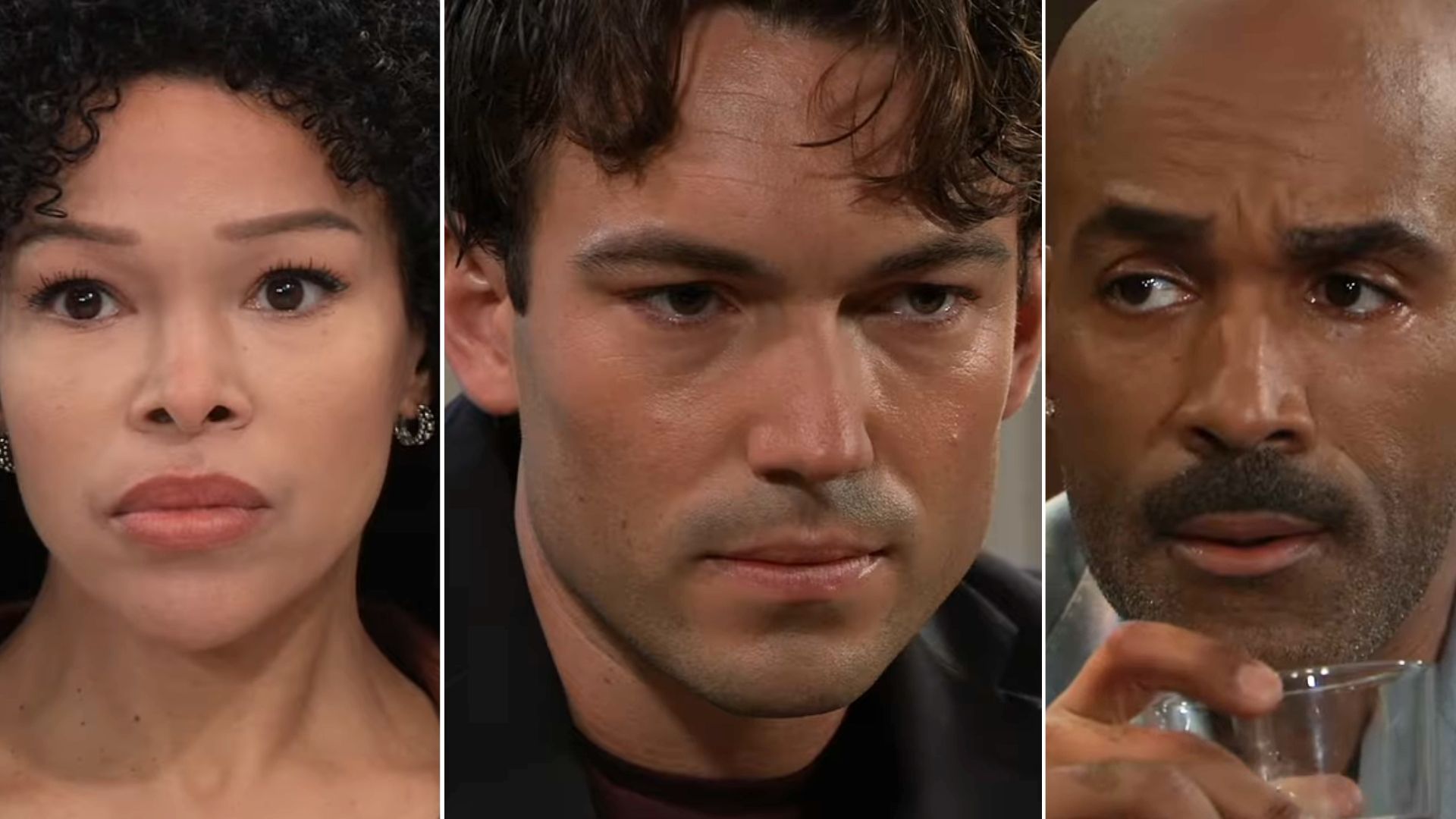 Portia, Michael, and Curtis all have reasons to want Drew dead on General Hospital | Image: ABC