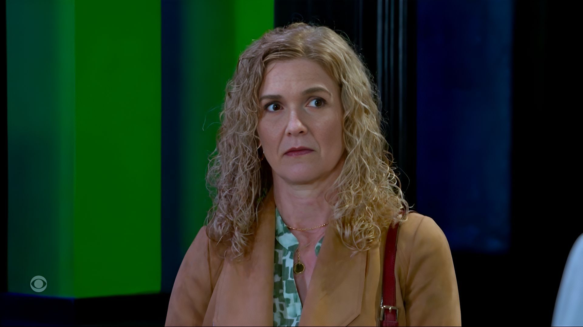&ldquo;That man? I don&#039;t know that man,&rdquo; Jan&#039;s look didn&#039;t say on Beyond the Gates | Image: CBS