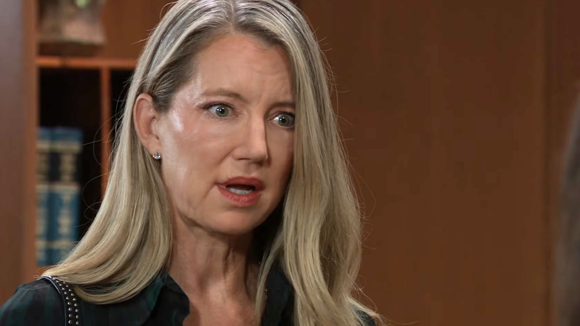 Nina is shocked by Anna&#039;s news on General Hospital | Image: ABC