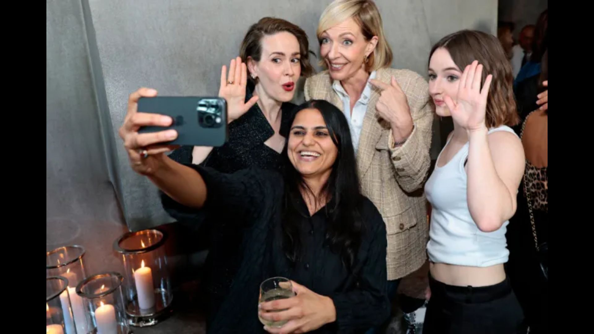 Sarah Paulson at the Tribeca e Chanel Women&rsquo;s Filmmaker Program | Image via Variety