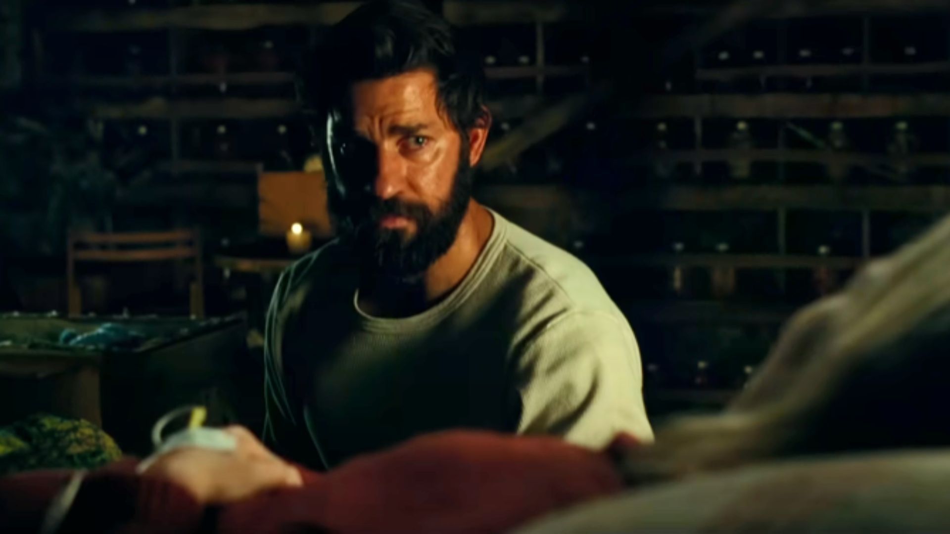 An emotional moment in A Quiet Place | Image via Paramount Pictures