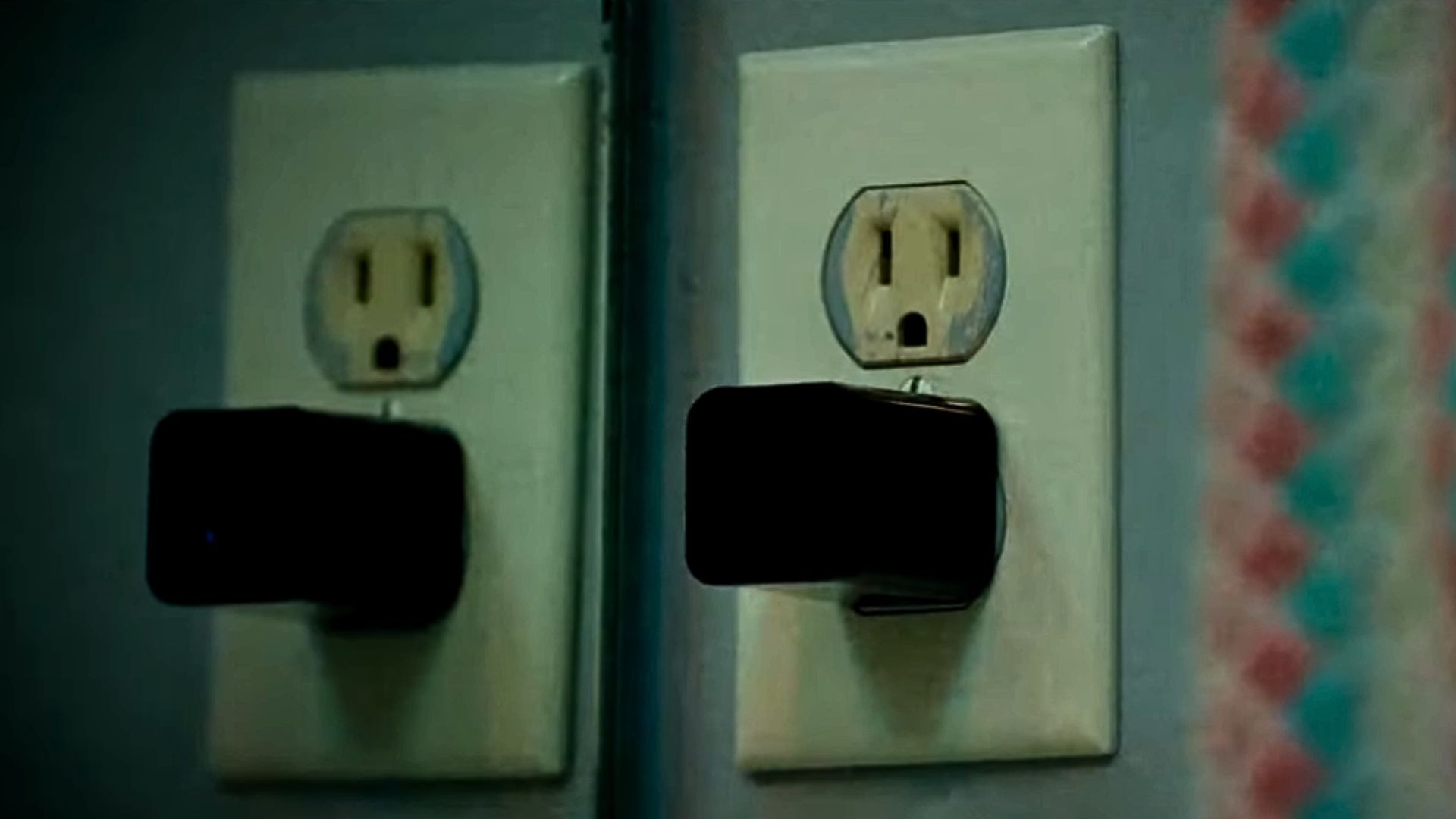 Betrayal: Under His Eye shows us the hidden cameras that look like chargers (Image via ABC)